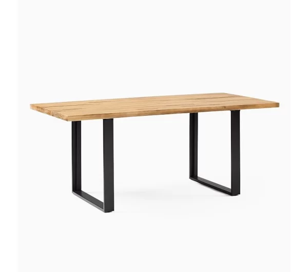 Tompkins Industrial Dining Table, 74", Natural - Image 2
