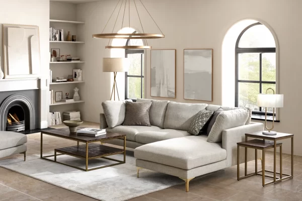 Adams Chaise Sectional Sofa - Customizable - Image 8