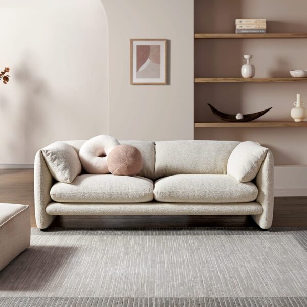 Lucas Performance Bouclé Sofa - Customizable - Image 2