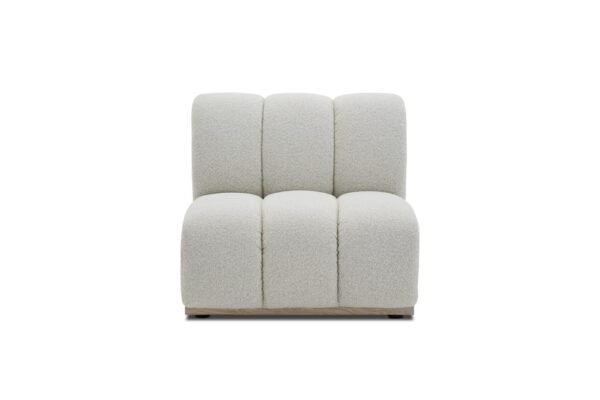 Marlow Performance Bouclé Armless Sofa - Image 3