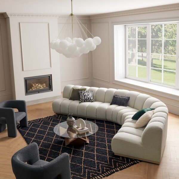 Marlow Performance Bouclé Armless Sofa