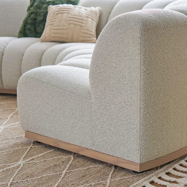 Marlow Performance Bouclé Armless Sofa - Image 9