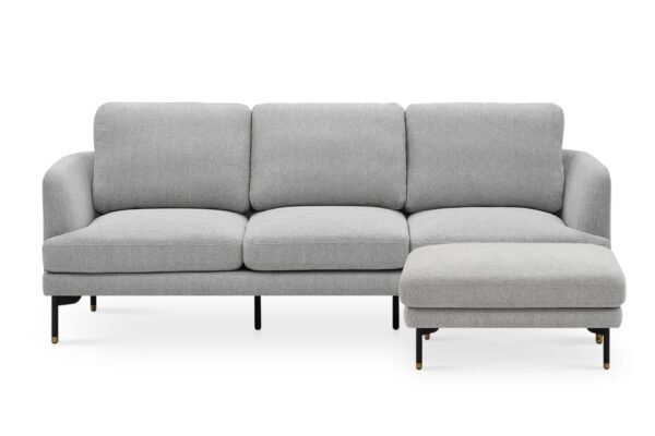 Pebble Sofa with Ottoman - Image 10