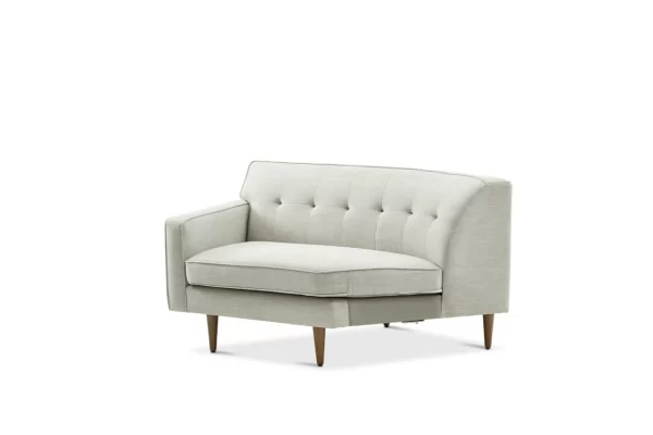 Elias Angled Chaise Sofa - Customizable - Image 9
