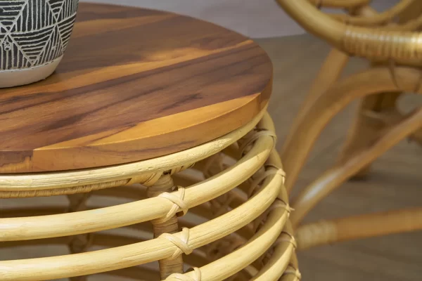 Mico Rattan Side Table - Image 6