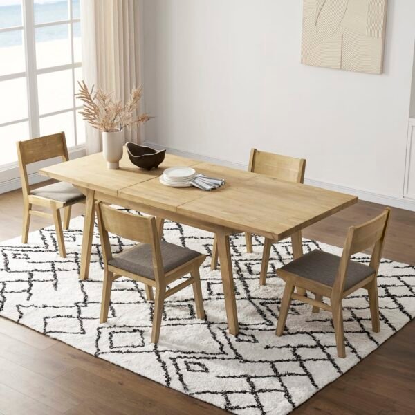 Miles Extendable Dining Table, 59" - 78.7" - Image 9