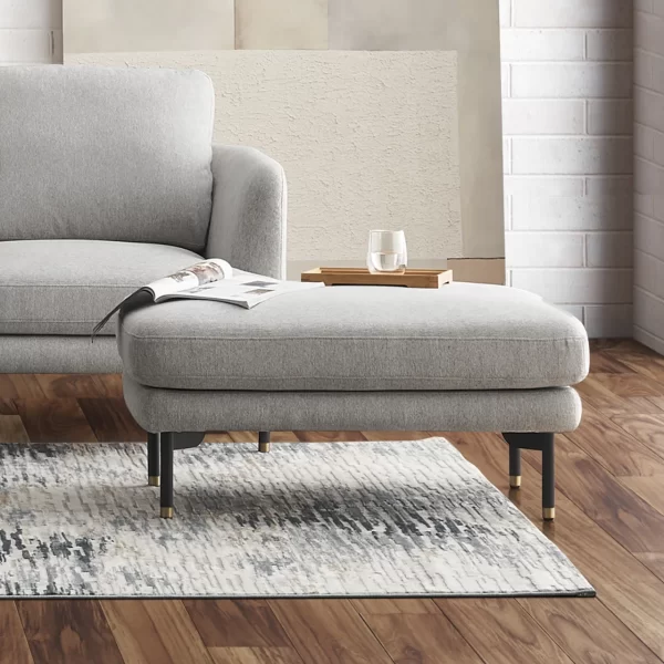 Pebble Armchair with Ottoman - Image 4