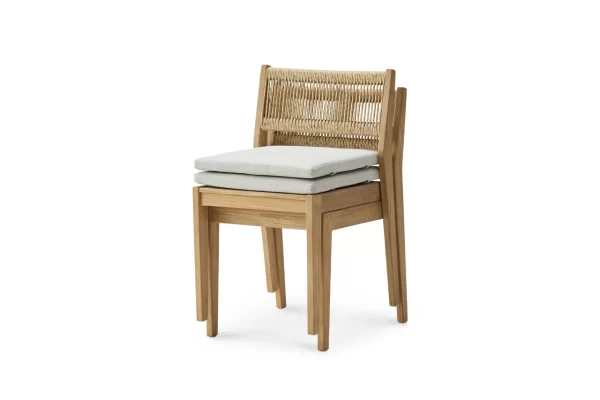 Rio Teak Dining Chair Set - Image 5