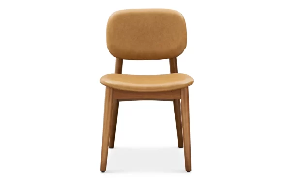 Kelsey Leather Chair, Walnut Stain - Image 4