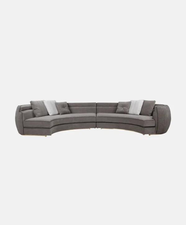 Fabric Curved Sofa