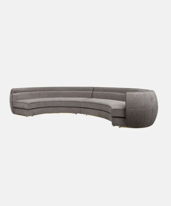 Fabric Curved Sofa - Image 4