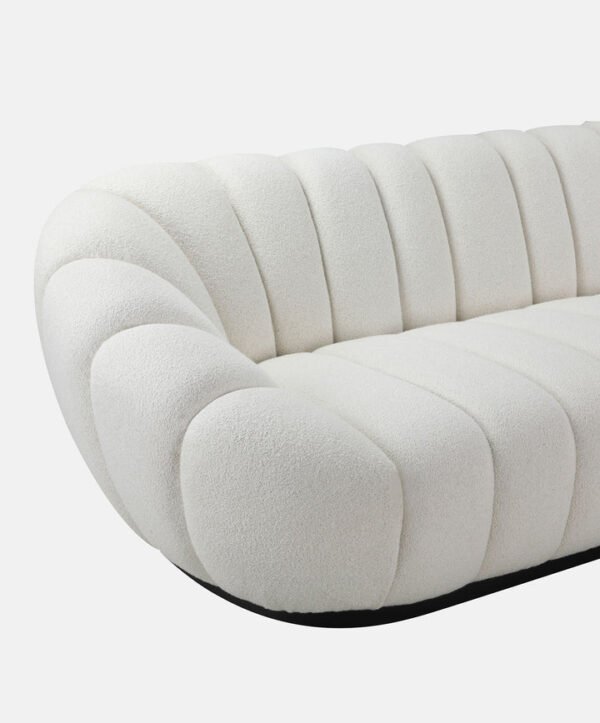 Clean and Simple Stripe Sofa - Image 2