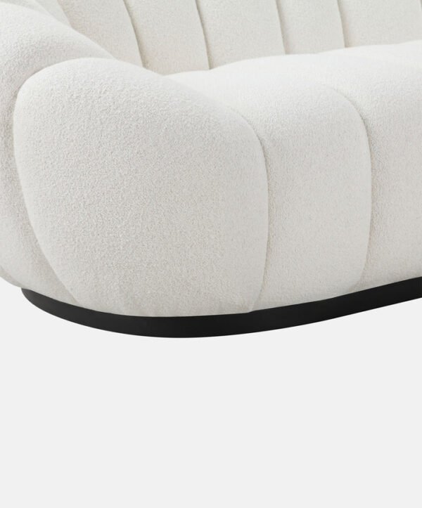 Clean and Simple Stripe Sofa - Image 4