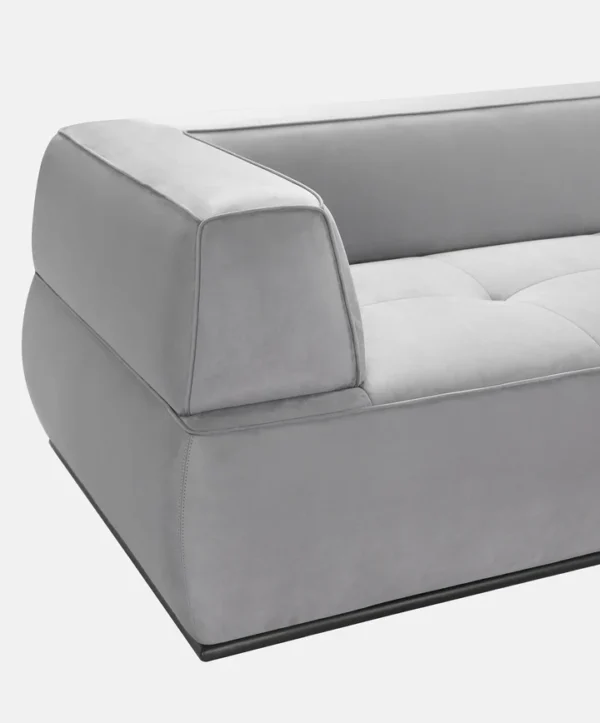Minimalist Grey Sofa - Image 2