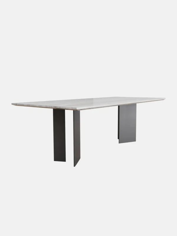 Marble Rectangular Dining Table - Image 2