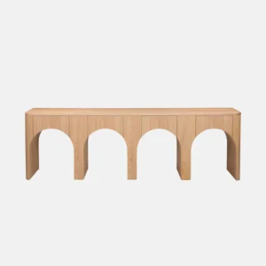 Arched Wooden Console