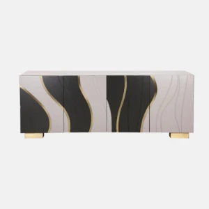 Sophisticated Zebra Patterned Sideboard