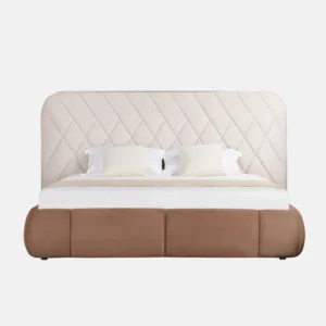 Pink Geometric Patterns Bed