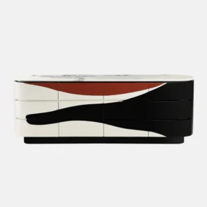 Chic Tricolour Sideboard