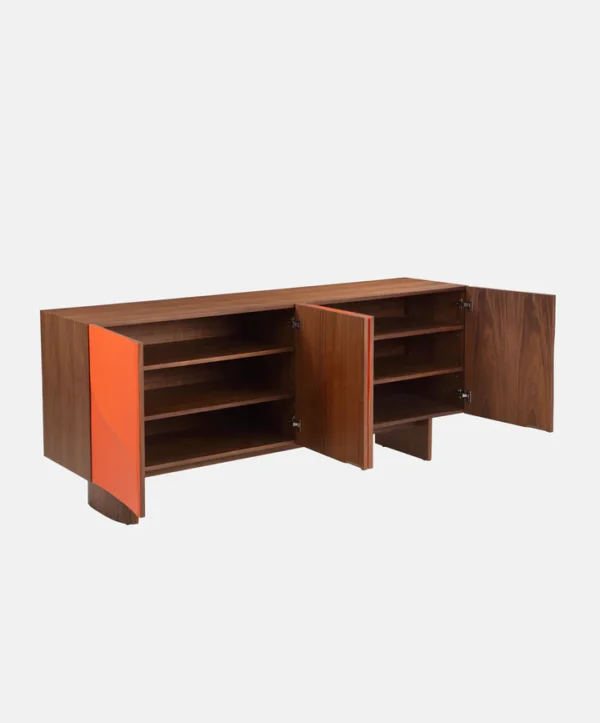 Opulent Neon Orange Sideboard - Image 2