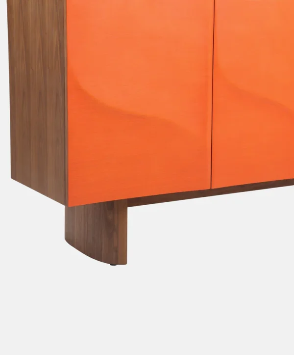 Opulent Neon Orange Sideboard - Image 4