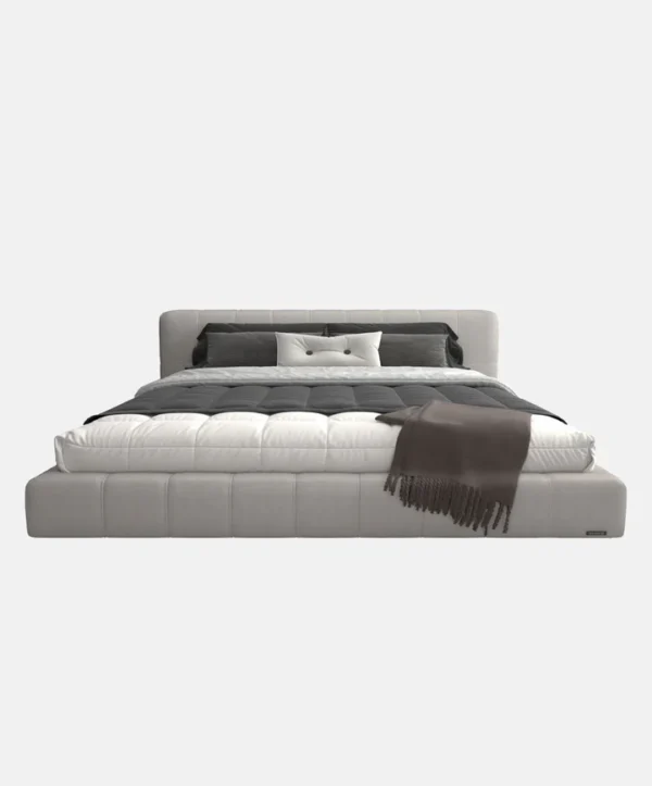 Minimalist Style Vegan Leather Bed