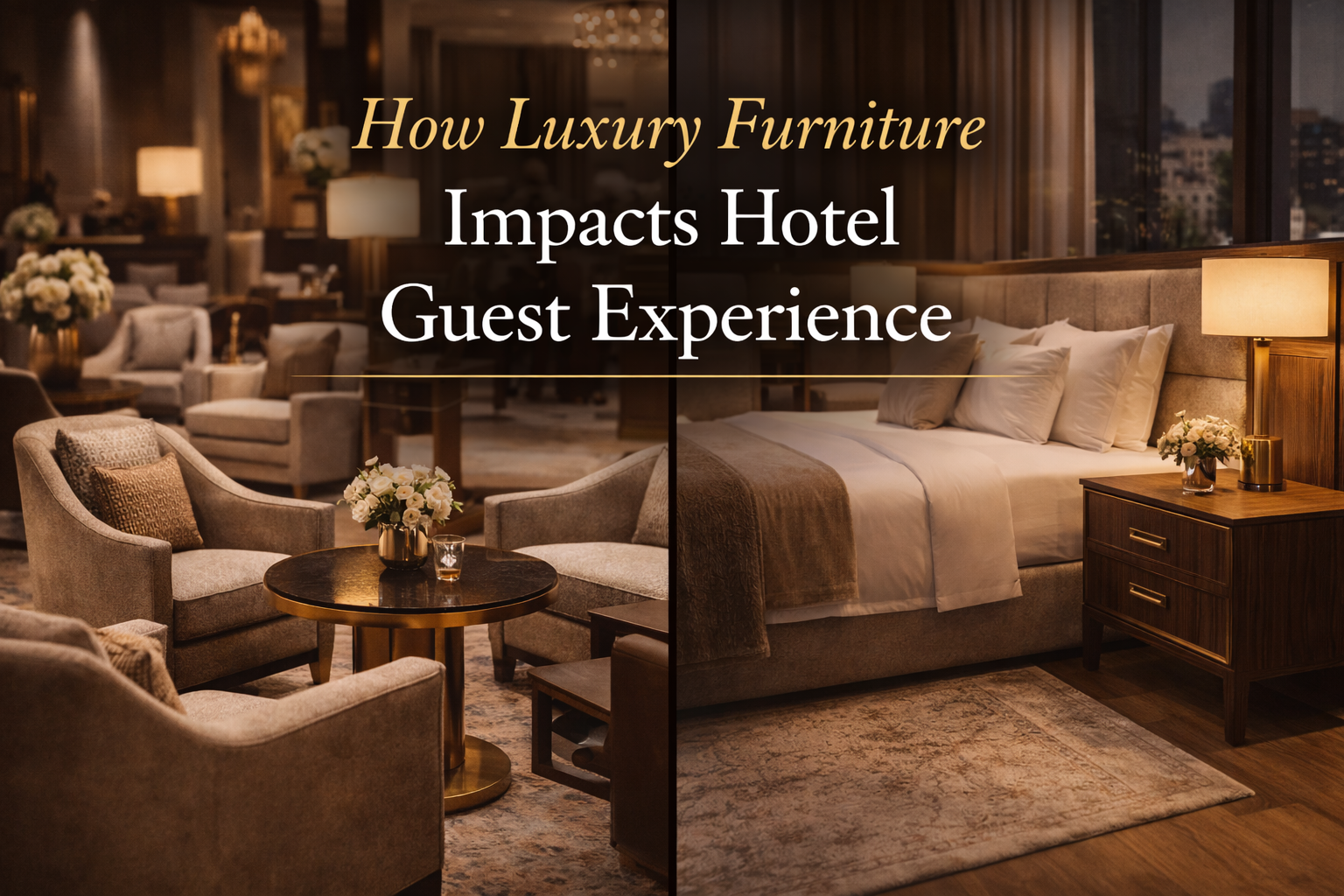 How Luxury Furniture Impacts Hotel Guest Experience