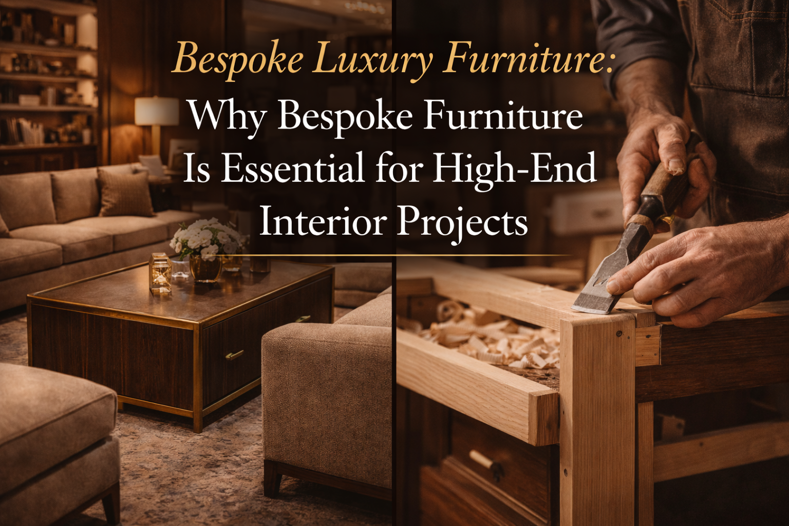 Why Bespoke Furniture Is Essential for High-End Interior Projects