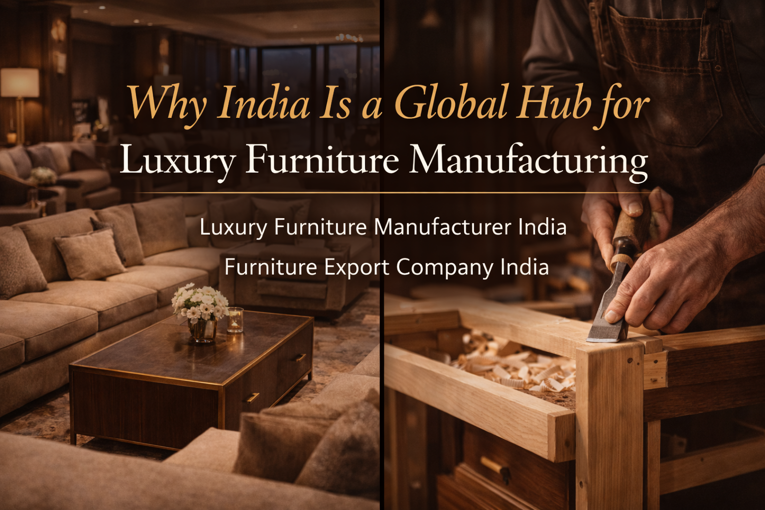 Why India Is a Global Hub for Luxury Furniture Manufacturing