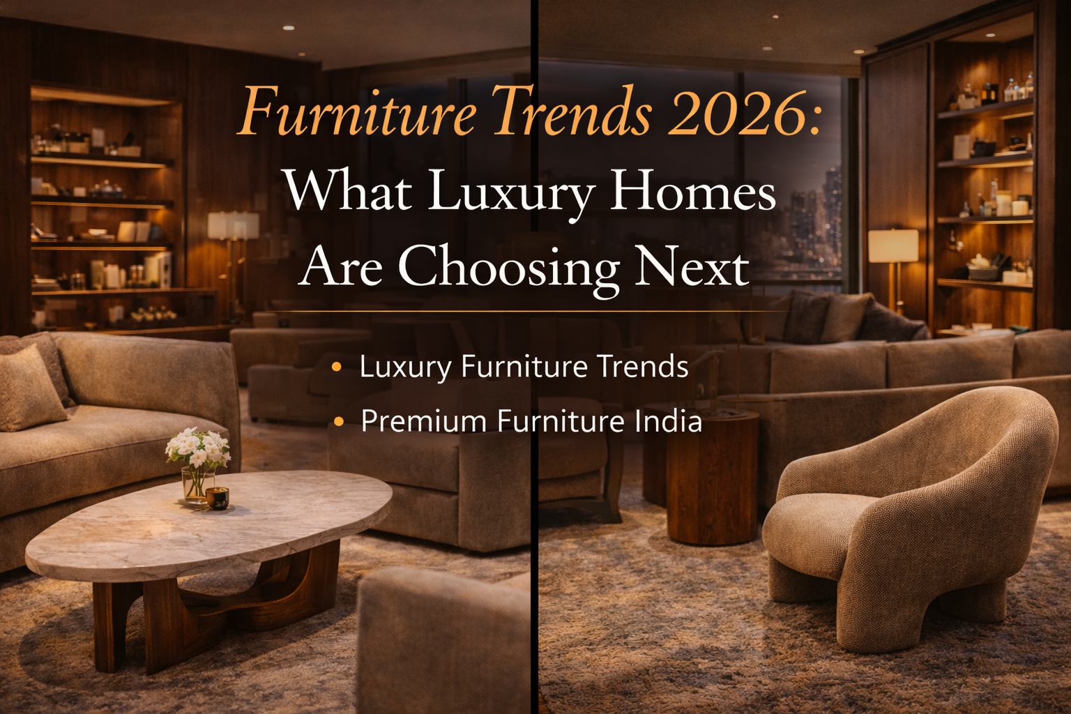 Furniture Trends 2026: What Luxury Homes Are Choosing Next