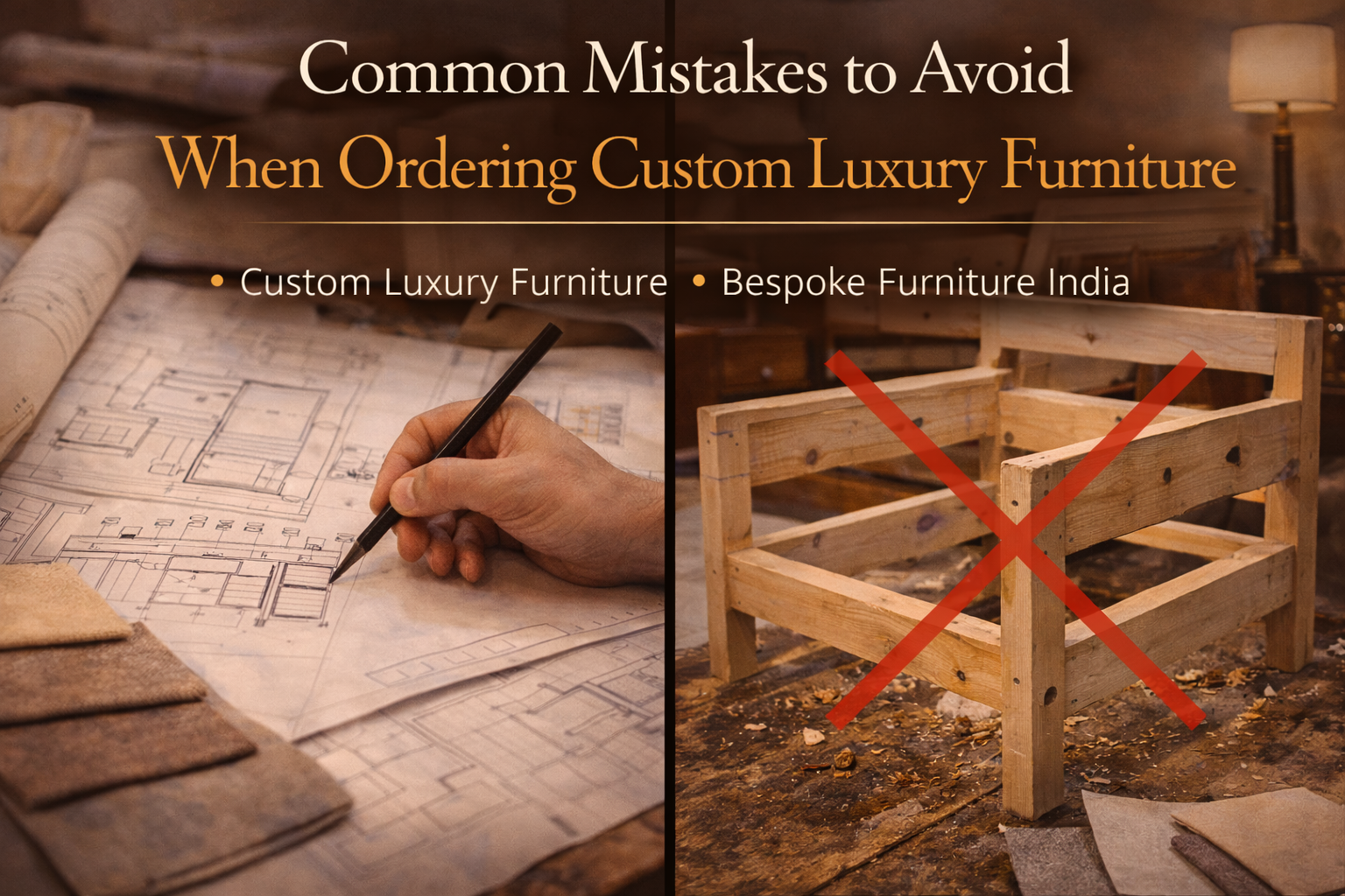 Common Mistakes to Avoid When Ordering Custom Luxury Furniture