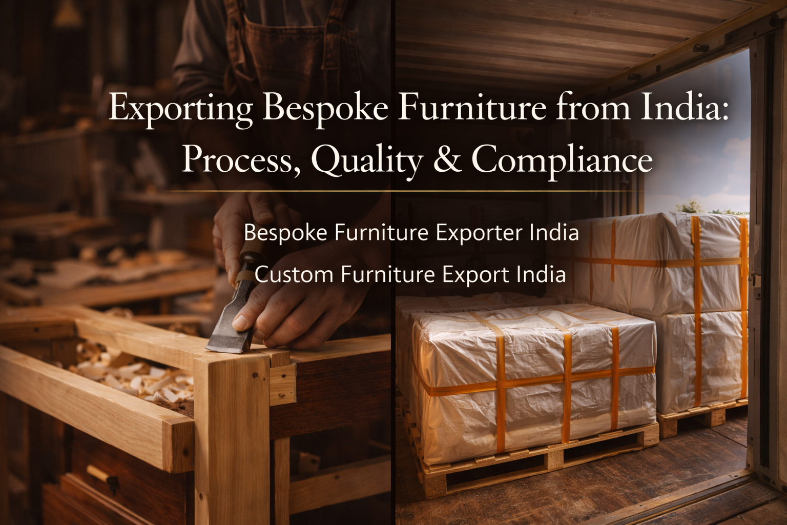 Exporting Bespoke Furniture from India: Process, Quality & Compliance