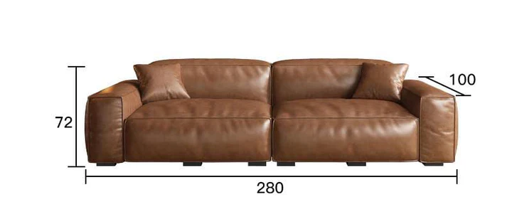 Rencontre moi armchair leather brown - Image 5