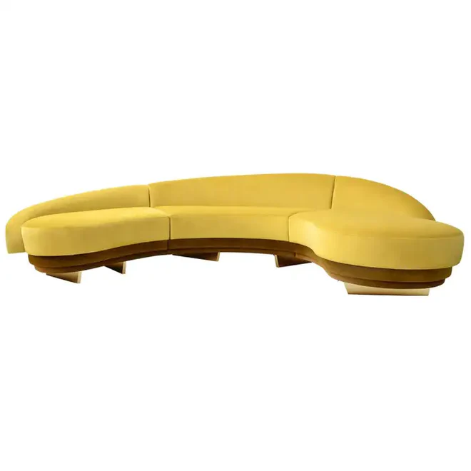 sole curved sofa