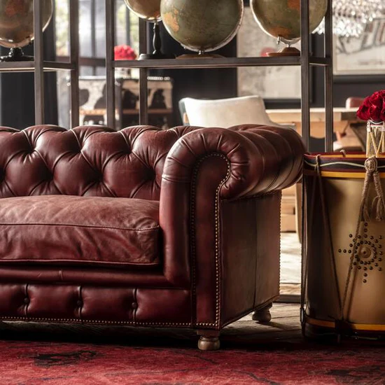 Majestic Leather Sofa - Image 3