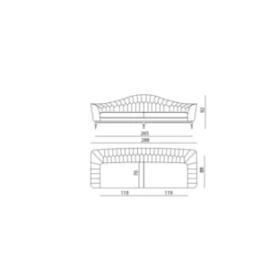 Alternative view of The Royale Living Room