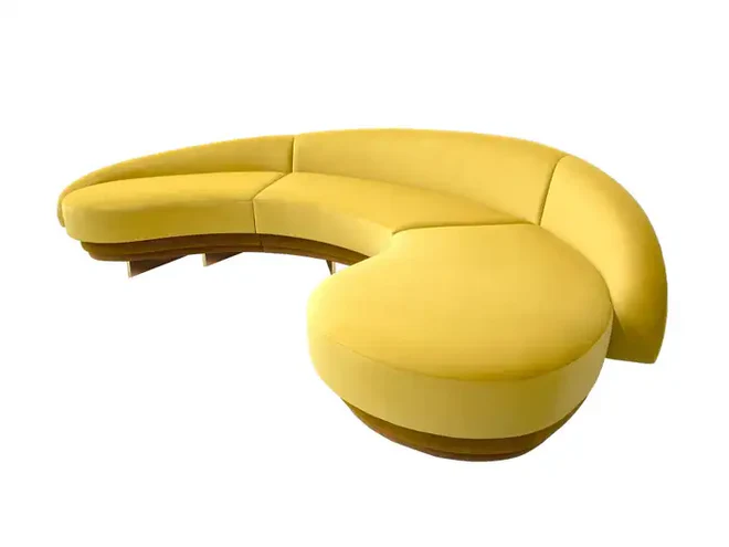 sole curved sofa - Image 3
