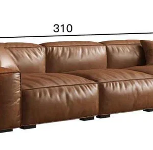 Alternative view of Rencontre moi armchair leather brown