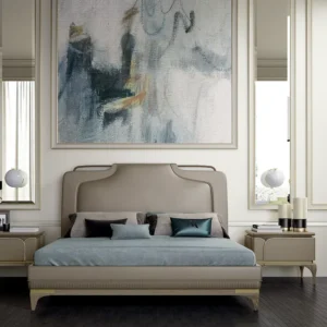 Alternative view of Ash wood bedside table