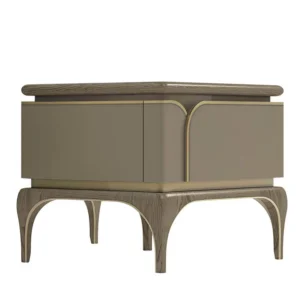 Ash wood bedside table