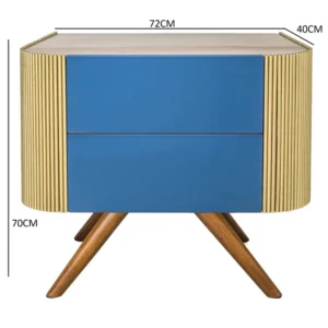 Alternative view of Alice wooden nightstand