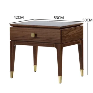 Alternative view of Nara nightstand 1 drawer