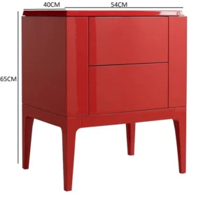 Alternative view of Zarafa red nightstand