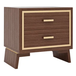 Hamptons wood nightstand