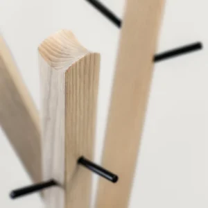 Alternative view of Tobias white coat hanger