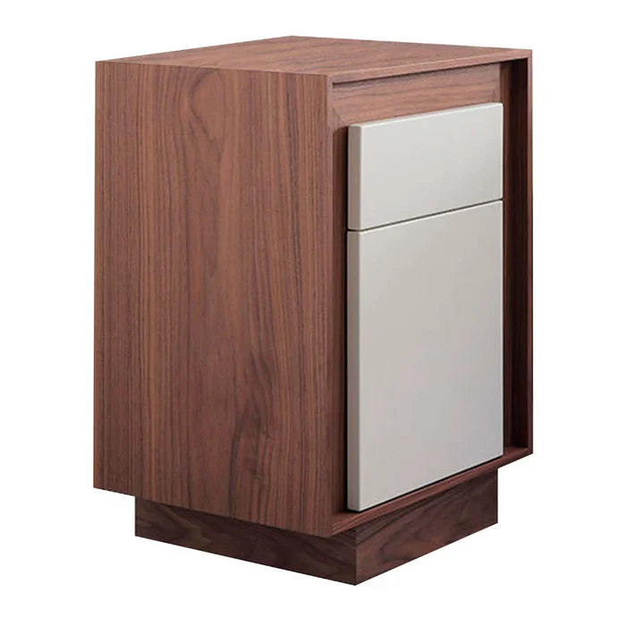 Evandro wood bedside table