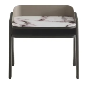 Bavero trinity white nightstand