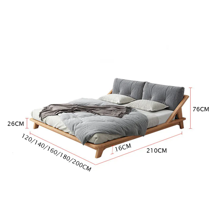 Customizable Elegant Wood Bed - Image 2