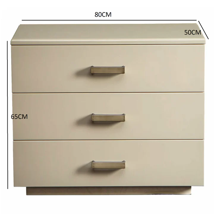 Loft 3-drawer nightstand - Image 3
