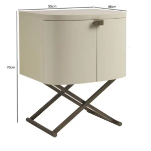 Alternative view of Earl grey side cabinet